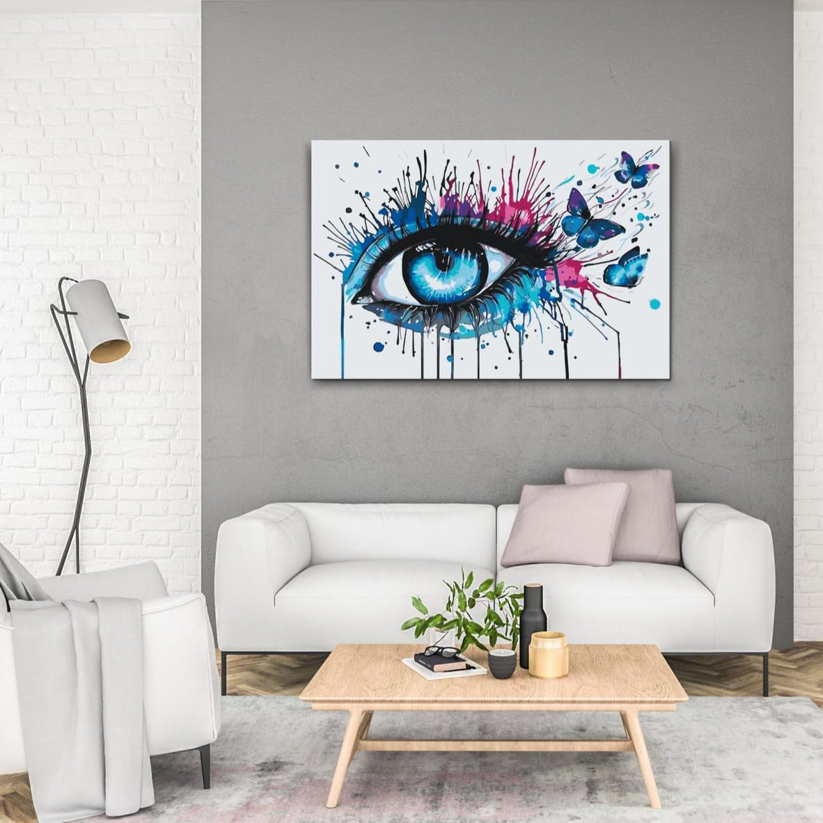 detaljrik paint by numbers konst

