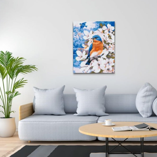 DIY fågelmålning för vuxna

