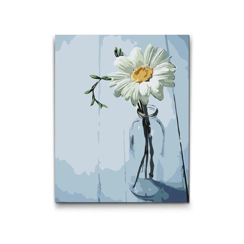 Blomma i vas – Paint By Numbers tavla