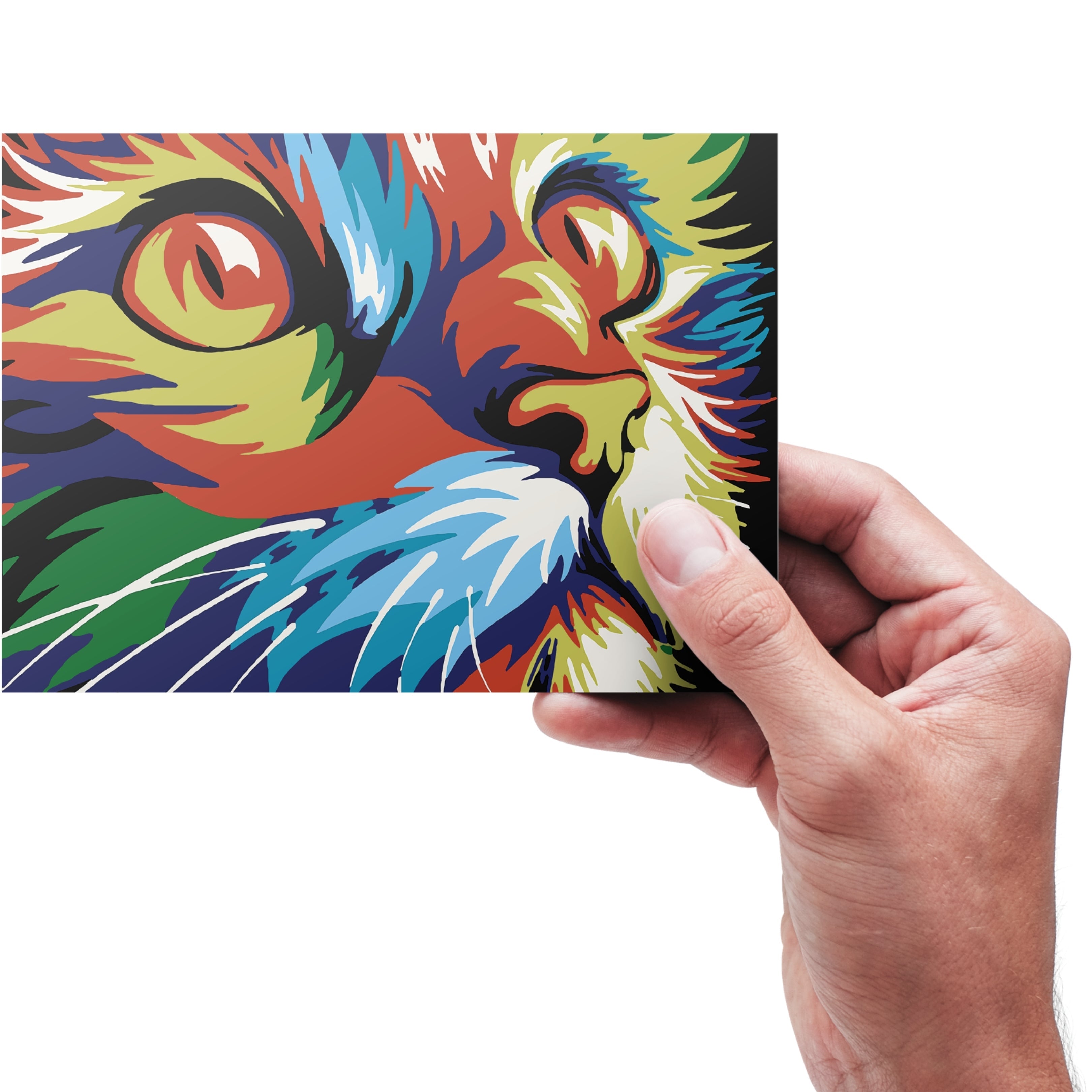 printbar paint by numbers för kattälskare

