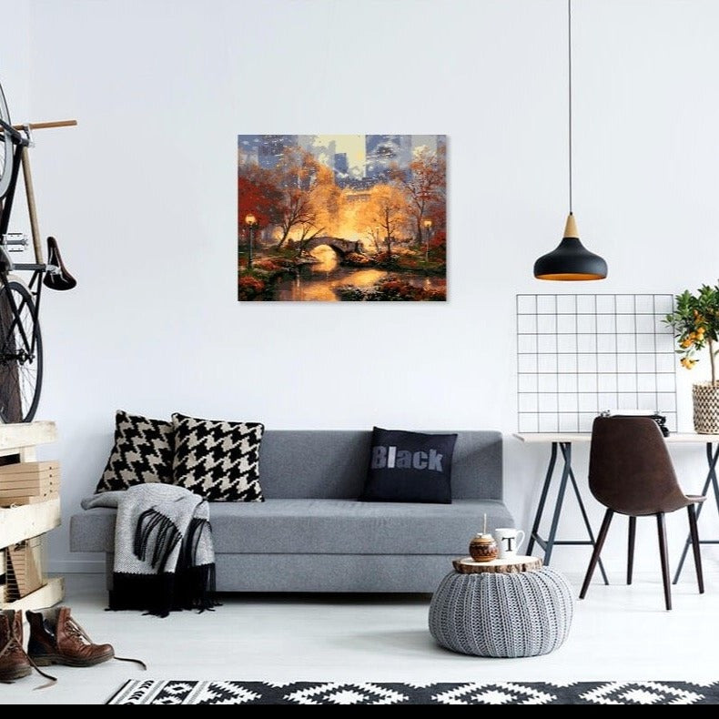 måla new york parkmotiv

