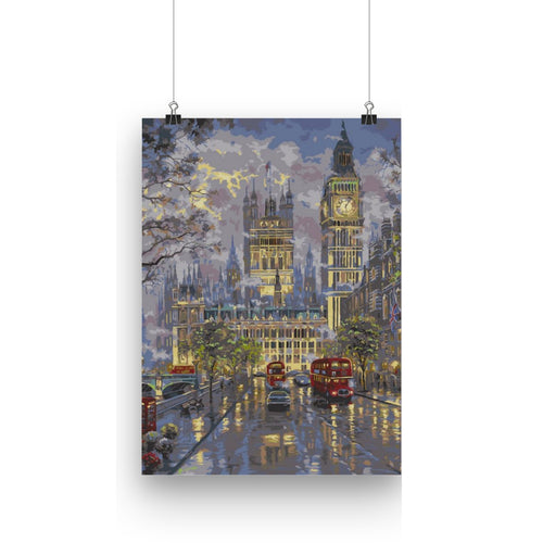 måla big ben tavla

