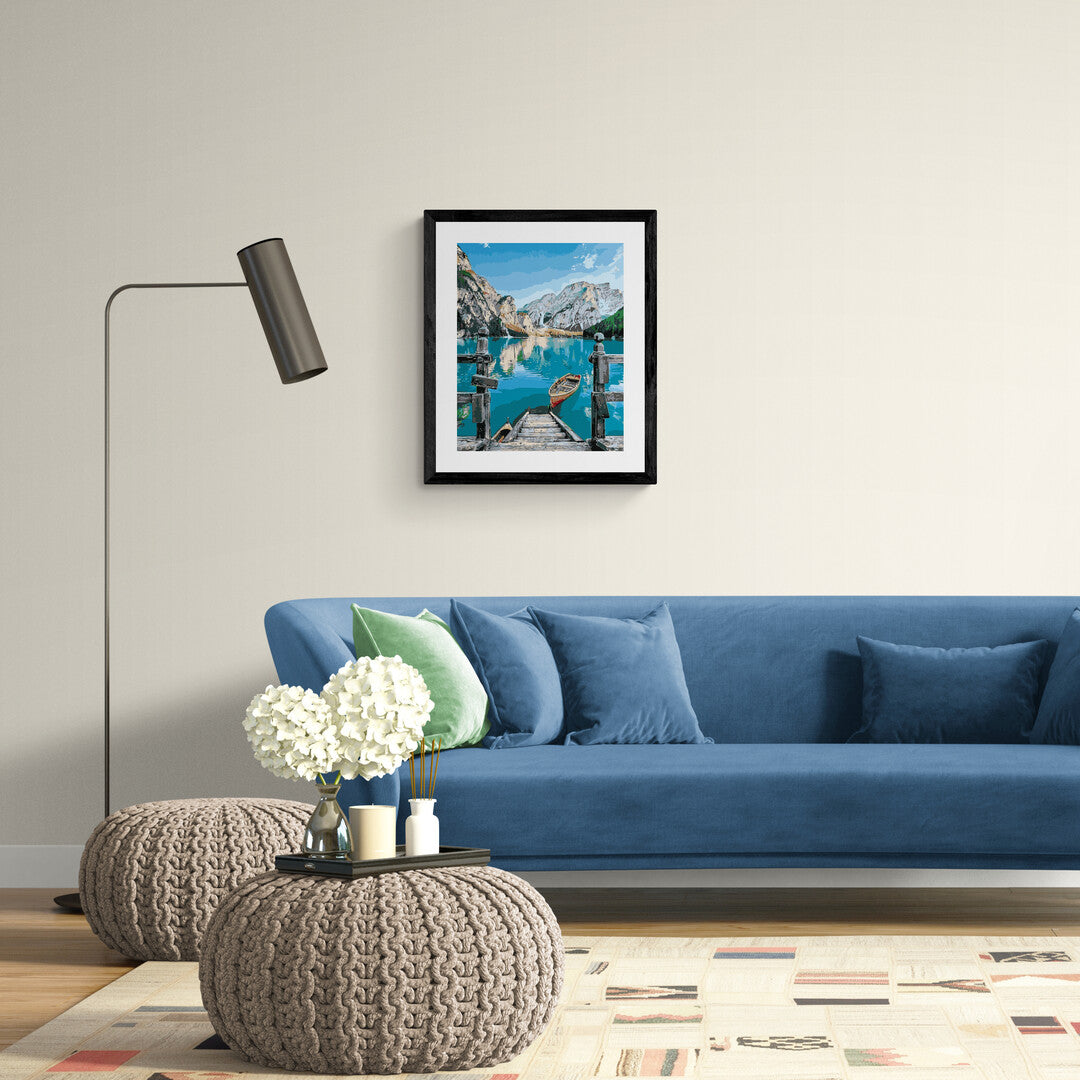 Alperna - måla efter nummer vuxna 