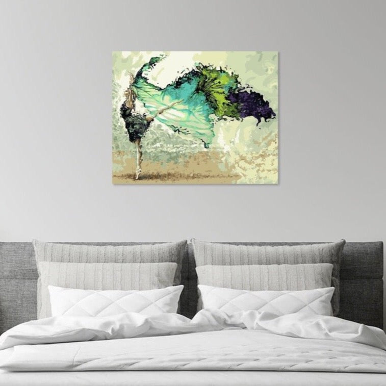 måla dansare tavla själv

